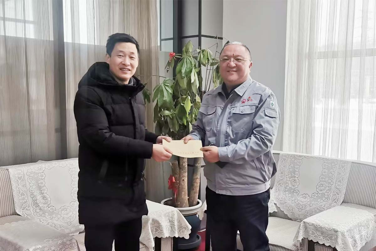 集团党委书记梁军接待辽阳市残联辅导到W66利来官网走访慰问